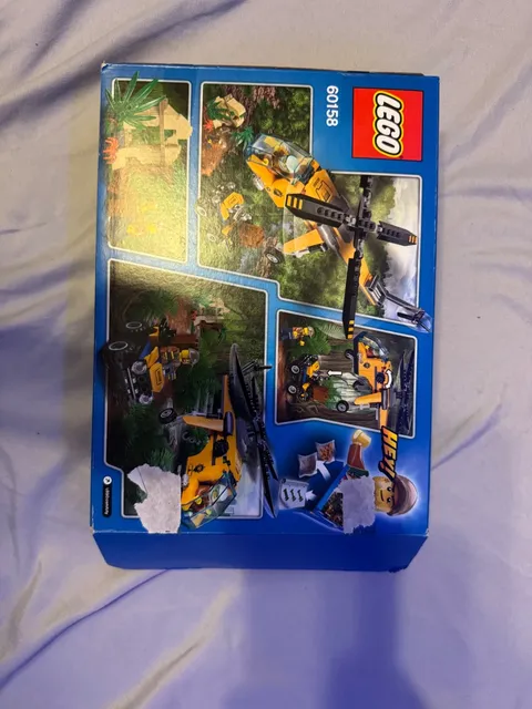 LEGO CITY: Jungle Cargo Helicopter (60158) 201 pieces, Ages 6-12