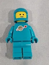 LEGO Classic Space Teal Spaceman Minifigure from set  21358