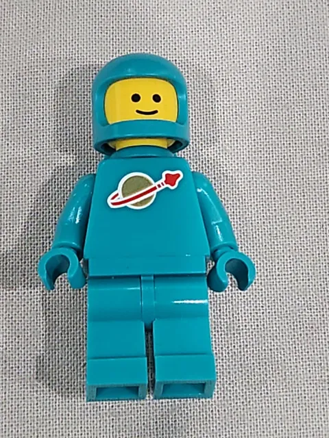 LEGO Classic Space Teal Spaceman Minifigure from set  21358
