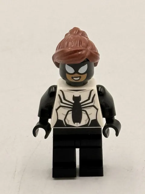 LEGO Spiderman Spider Girl Anya Corazon Minifigure 76148 Black & White Marvel