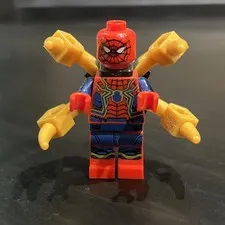 LEGO Iron Spider Minifigure 76323 Spiderman Marvel Peter Parker Mini Fig