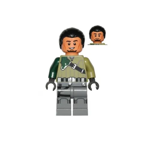 Kanan Jarrus Black Hair sw0577  Star Wars Lego Minifigure 75053 - New