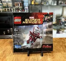 New LEGO Marvel Super Heroes Iron Man Silver Centurion Minifigure 5002946 sh0232