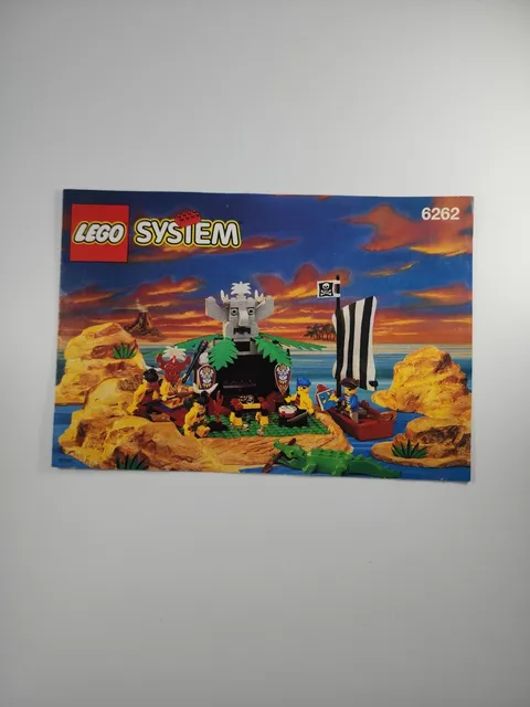 LEGO 6262 KING KAHUKAS THRONE Instruction Booklet ONLY manual islanders vtg 1994
