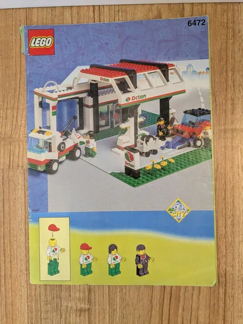 Lego Classic Town: 6472 Gas N' Wash Express - Instruction Manual ONLY