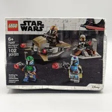 New 2020 LEGO Star Wars Mandalorian Battle Pack (75267) DAMAGED BOX