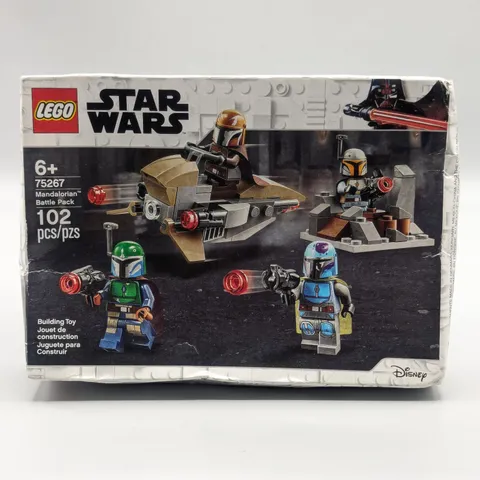 New 2020 LEGO Star Wars Mandalorian Battle Pack (75267) DAMAGED BOX