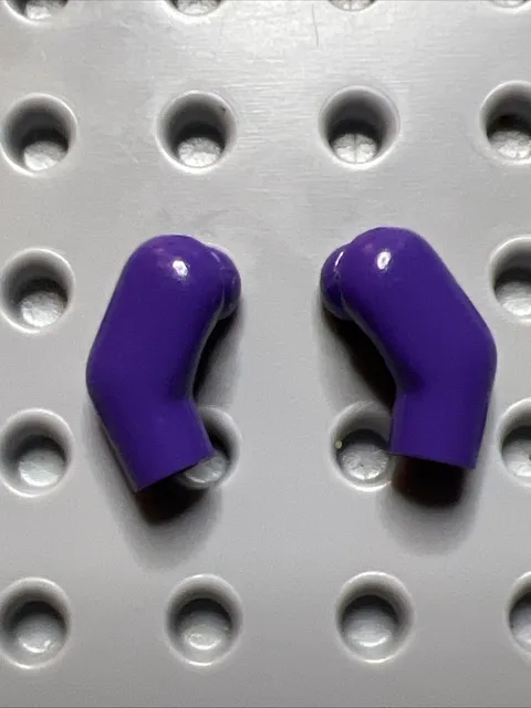 LEGO 981 & 982 Dark Purple Minifigure Replacement Arms x2 - 1 Pair Left Right