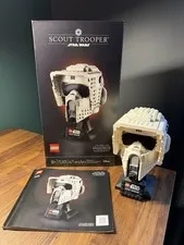 LEGO Star Wars: Scout Trooper Helmet (75305) 100% Complete W Box & Manual