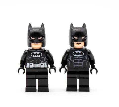 Lot of x2 LEGO Batman Test Print Prototype Error Misprint Minifigures Monochrome