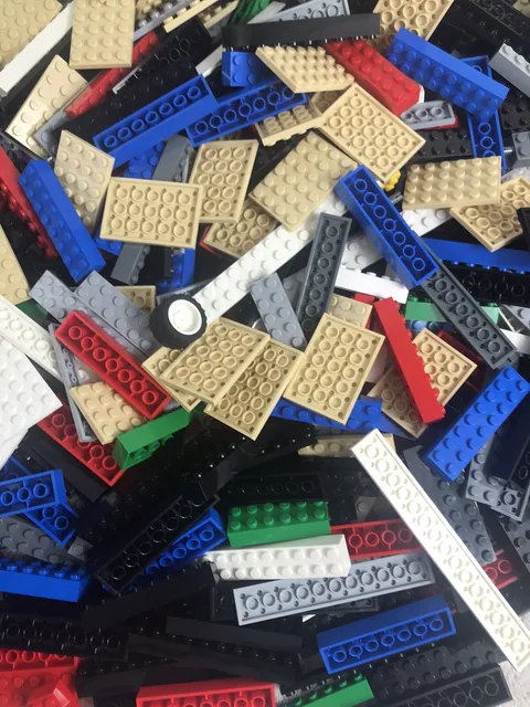 Lego Toy Bulk Lot 5 Lbs Mixed Building Bricks Pieces Blocks {WASHED}
