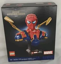 New Lego 76326 Marvel Iron Spider-Man Bust 379pcs Ages 18+
