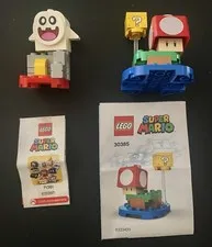 Lego 71361 Super Mario Peepa Ghost & 30385 toad 100% Complete