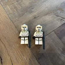 LEGO Star Wars Minifigure ARF Trooper (x2) With Blaster 7913 Excellent Condition