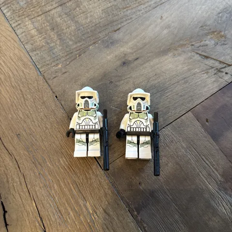 LEGO Star Wars Minifigure ARF Trooper (x2) With Blaster 7913 Excellent Condition