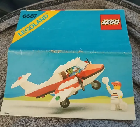LEGO 6687 Turbo Prop Airplane Vtg Instruction Original Manual Only 