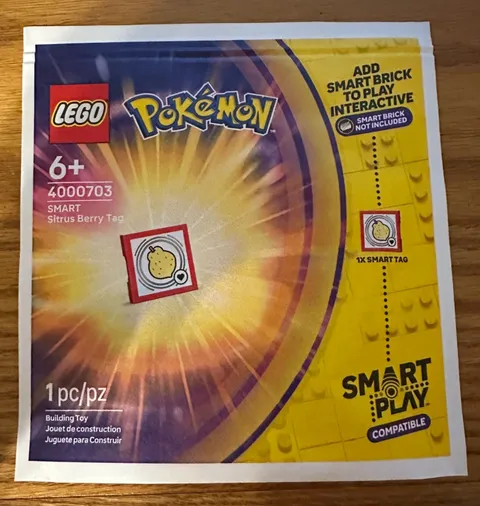 LEGO 4000703 Pokemon Smart Play SITRUS BERRY tag sealed in package