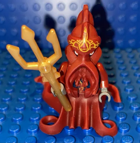 LEGO Atlantis Minifigure - Squid Warrior With Trident atl007