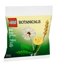 LEGO Botanicals Field Flowers Building Kit #30701, 77pc Kit ~ Age 9+ NEW