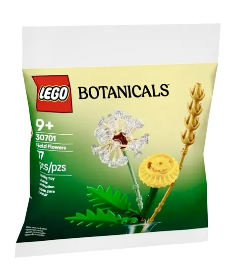 LEGO Botanicals Field Flowers Building Kit #30701, 77pc Kit ~ Age 9+ NEW