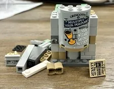 LEGO Harry Potter Wizarding World Bank Top Building With Bat & Sign Parts #76417
