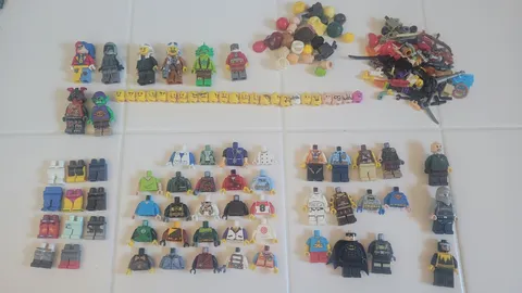 Genuine LEGO Minifigure Lot 35+ Figures & Parts Star Wars DC Batman Boba Ninjago