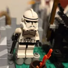 LEGO Star Wars P-2 Clone Trooper from 2009 in 1 set White Armor 6+