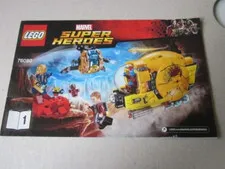 Lego Building Instructions Instruction 76080 -1 Super Heroes
