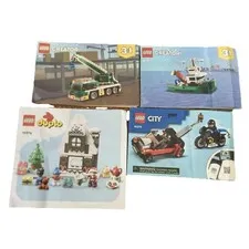 Lego Creator #31113 Truck & Boat*Lego City #60276*Lego Duplo #10976* Manual ONLY