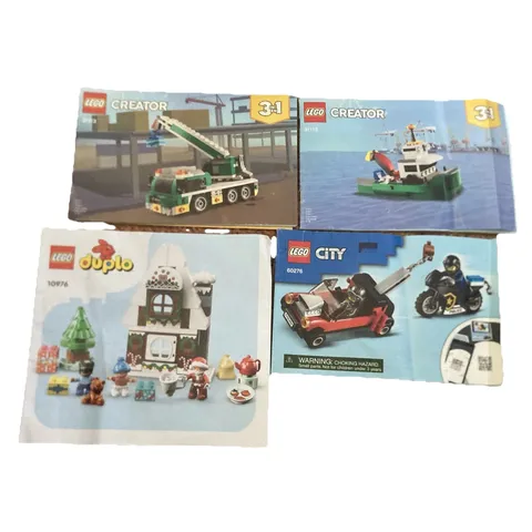 Lego Creator #31113 Truck & Boat*Lego City #60276*Lego Duplo #10976* Manual ONLY