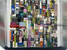 Lego Decal And Sticker Parts Lot And Baseplate Rare Cool Prints See Pics