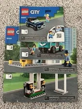 LEGO City Service Station Set 60257 Instruction Books Only.