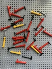 24 Lego Friction Cylinders 1x5 1/2 w Bar Handle and Friction Rams 87617 87618