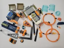 LEGO Mixed Lot Mars Mission 7690 Eagle Command Base Parts & City Stuntz Loops