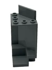 Lego 2345 Light Bluish Gray Panel 3 x 3 x 6 Corner Wall Element 4219697