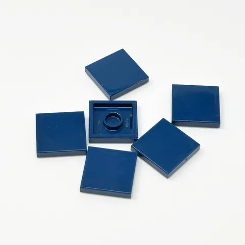 3068b LEGO Parts Tile 2x2 (Earth) DARK BLUE (6)