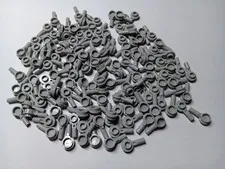 LEGO LOT 130 LIGHT BLUISH GRAY BAR 1L WITH 1X1 ROUND PLATE HOLLOW STUD #32828