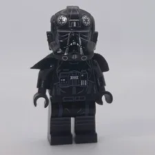 LEGO Star Wars Imperial TIE Fighter Pilot Minifigure Rogue One Black Excellent