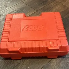 LEGO Red Plastic Portable Carrying Case Storage Box w/ Handle, 1 Compartment