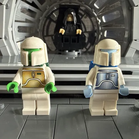 Brickluv White Prototype Boba 2X Variant Minifigures