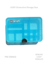 Used LEGO® Dimensions 4080 Blue Storage Case Container Organizer Fun Pack