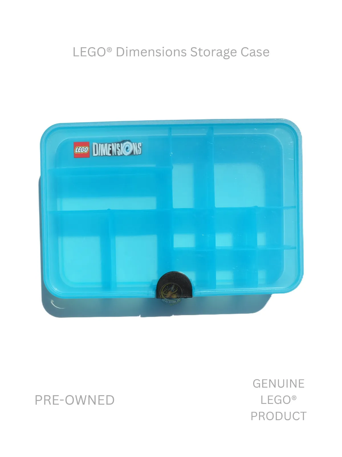 Used LEGO® Dimensions 4080 Blue Storage Case Container Organizer Fun Pack