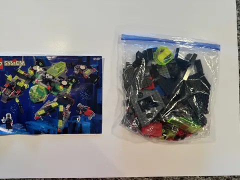 LEGO Aquazone: Sea Scorpion (6160) 100% complete w/instruction, no box