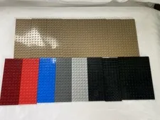 Lot of 17 Lego Base Plates 6X16 #56
