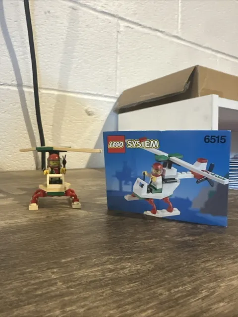 Vintage LEGO Town: Stunt Copter (6515) With Instructions