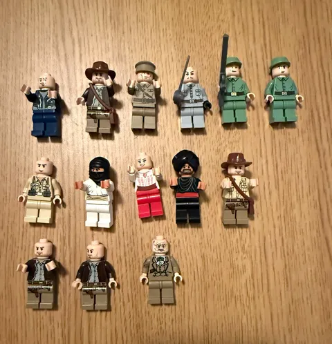 LEGO Indiana Jones mini figs lot