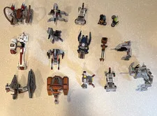 LEGO Star Wars Bulk Lot Mixed Ships, Droids, Minifigure & Accessories Multicolor