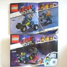 2 LEGO The Lego Movie 2 #70826 Instruction Booklets Manuals Only 2019