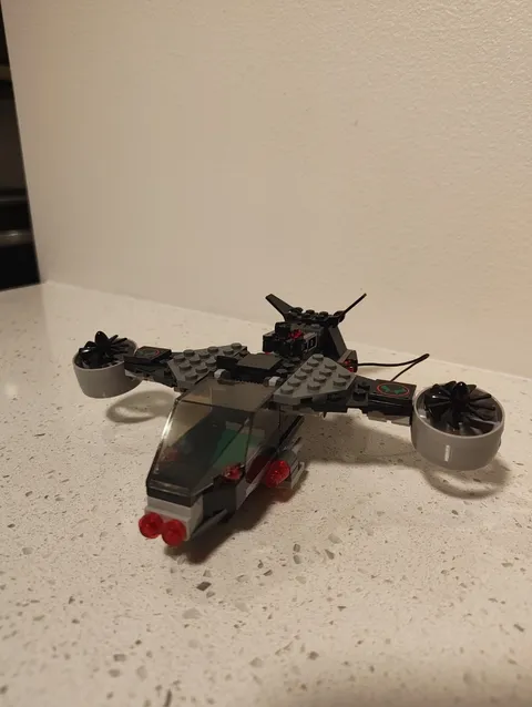 LEGO Marvel Dr Doom Jet from 76005 Daily Bugle Showdown INCOMPLETE & NO MINIFIGS