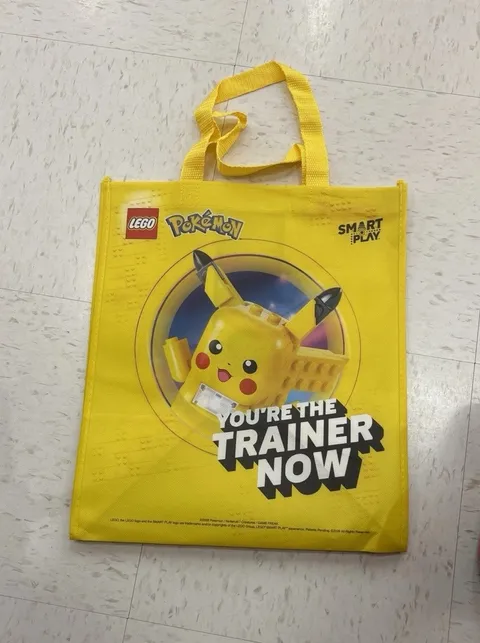 LEGO Pokemon SMART Play Pikachu Tote Bag Target Exclusive Promo 2026 Trainer Now
